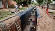Avanza la obra hidráulica en el barrio El Rocío