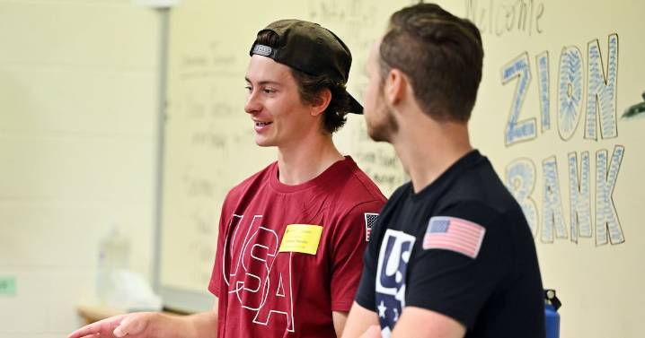 Winter Olympic athletes share with students their take on avoiding ‘snowballing debt’
