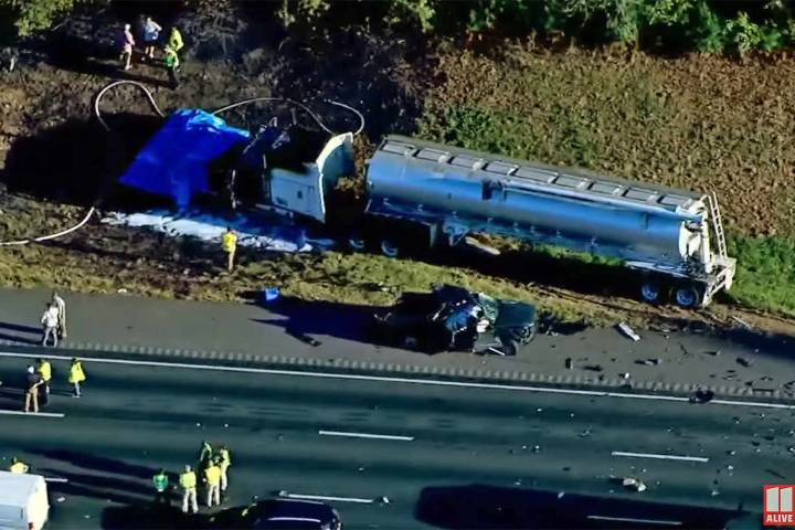 7 Dead After Semi-Trailer Crashes into Van on Georgia Highway