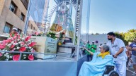 La 'Morenita' visita el Hospital de Nuestra Señora de La Candelaria