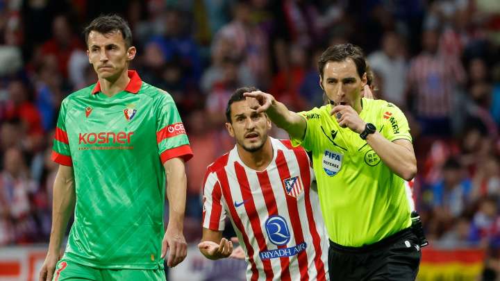 El polémico gol anulado a Baena en el Atlético