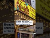 Broadway faces possible shutdown as musicians vote to strike if deal is not reached