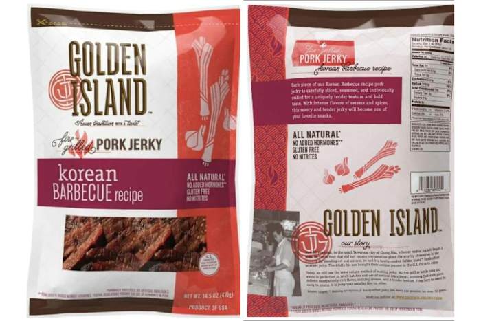 Company recalls 2 million pounds of barbecue pork jerky that may contain metal wire