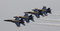 Blue Angels, military aircraft out of Salinas, California airshow due to government shutdown