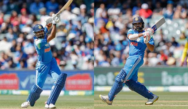 Rohit Sharma anchors India with half-century against Australia in Adelaide