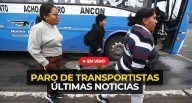 Paro de transportistas hoy 2 de octubre en Lima y Callao en vivo: rutas afectadas, empresas que acatan y noticias de la protesta contra la inseguridad y extorsiones | Congreso | Boluarte | Gobierno | 