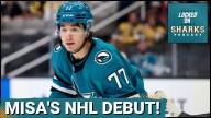 DEBUT: Michael Misa's NHL DREAM Becoming Reality | San Jose's Line Juggling Ahead of Hurricanes