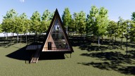 Get a sneak peak of cabins planned for Calyx Creek Lavender Farm with these renderings