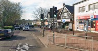 Drink-drive police officer smashed through wall and left car hanging 5ft above road
