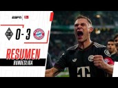 Bayern Múnich vs. Monchengladbach (3-0): resultado, resumen y goles del partido por Bundesliga 