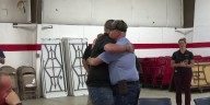 Edwardsburg man reunites with rescuers who saved his life after fiery crash