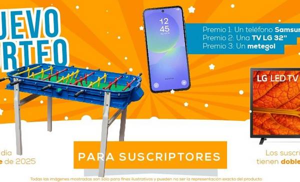 Celular 5G, TV Led y un metegol: EL DIA premia a sus suscriptores con sorteos imperdibles