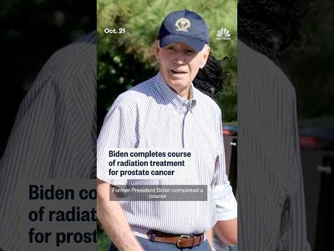 Biden completes course of radiation treatment for prostate cancer