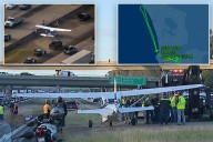 Plane makes emergency landing on San Diego freeway