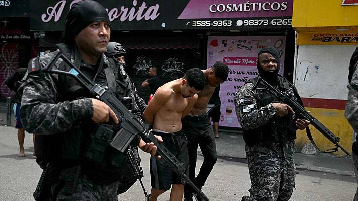 Megaoperativo antinarco en favelas de Río de Janeiro deja al menos 64 fallecidos y 81 detenidos