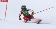 Austrian skier Scheib takes big lead in World Cup season opener and Shiffrin looms in sixth