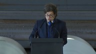 Javier Milei visitó Sidersa y destacó el auxilio de EEUU: "Hemos logrado un apoyo histórico para proverrnos de estabilidad"