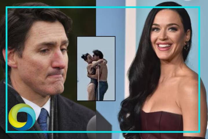 Captan a Katy Perry y Justin Trudeau “muy cariñosos” en un yate