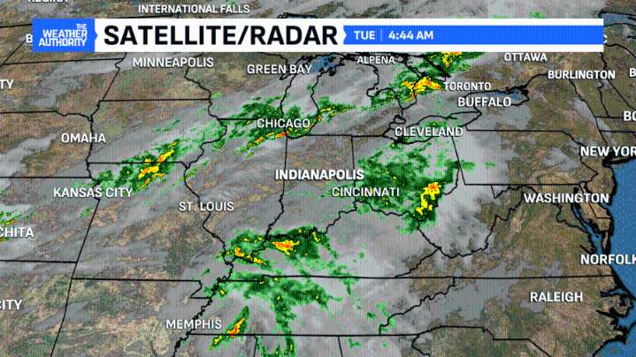 Tracking showers, storms before autumn feel returns