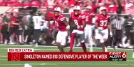 Nebraska safety DeShon Singleton earns Big Ten weekly honor