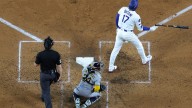 Shohei Ohtani hits 3 homers and strikes out 10 in Dodgers' clinching 5