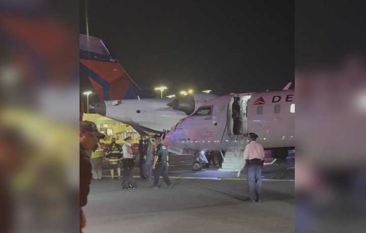 1 injured after Delta regional jets collide at LaGuardia Airport: ATC audio