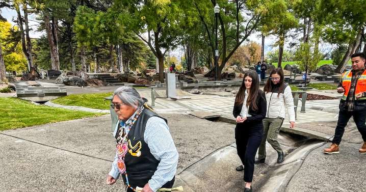 8 years after closure, Liberty Park’s old fountain reimagined with deeper meaning
