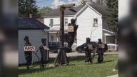 Kentucky man arrested for threatening Halloween decorations in his yard