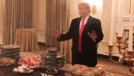Trump Miraculously Feeds Multitudes With Just 5 Quarter Pounders, 2 Filet