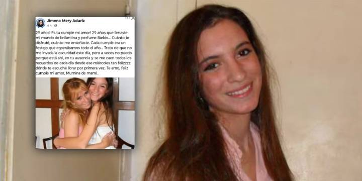 El emotivo posteo de la mamá de Ángeles Rawson el día que su hija cumpliría 29 años