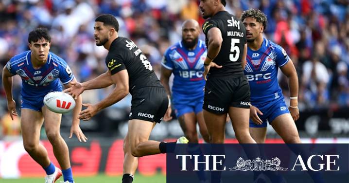 Pacific Championships: Dylan Brown shines for New Zealand in win over Samoa