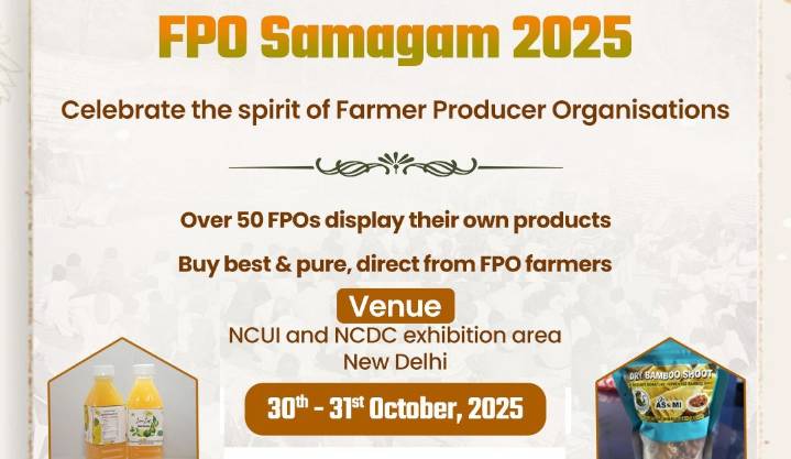 Co-op Power: Govt hosts National FPO Samagam in Delhi today