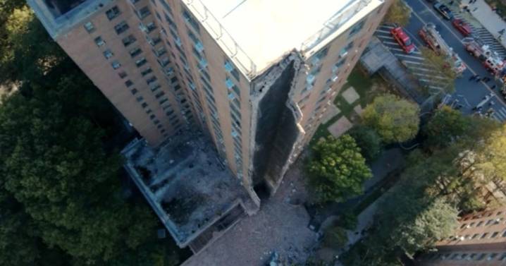 No injuries reported so far as Bronx high-rise building partially collapses with a ‘loud boom’