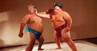 World leaders as sumo stars – Anxious Keir Starmer to Donald Trump looking right at home