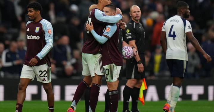 Brilliant Buendi fires Aston Villa to comeback win against Tottenham