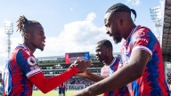 Jean-Philippe Mateta: Crystal Palace striker says 'everything is good' with Wilfried Zaha despite public spat