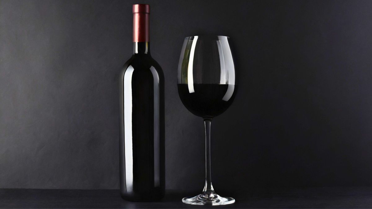 Qué significa que algunas botellas de vino tinto sean de color negro: para qué sirve y cual es su función
