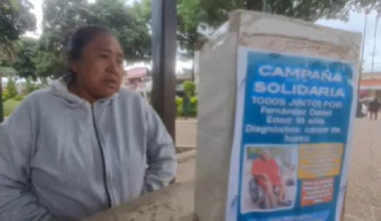 Su esposo tiene cáncer de hueso y necesita ayuda para comprar remedios