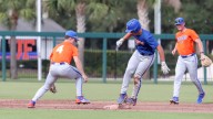 Florida baseball transfer Jaden Bastian goes down with leg injury
