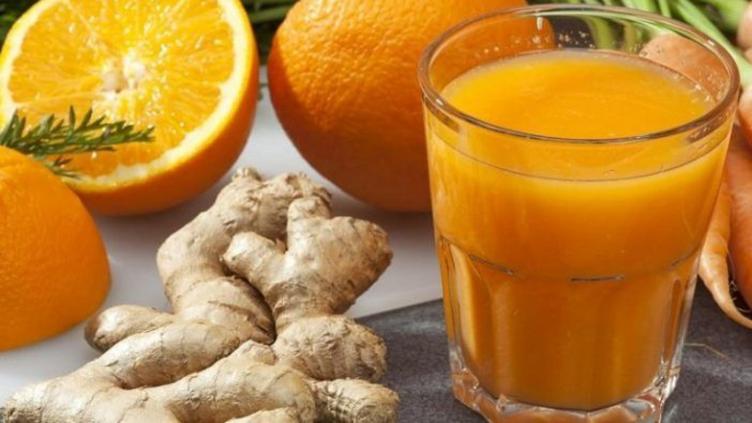 Estos son los beneficios de tomar jugo de naranja con jengibre