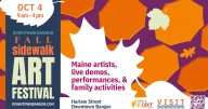 ARTober: Downtown Bangor Fall Sidewalk Art Festival comes to Central Street
