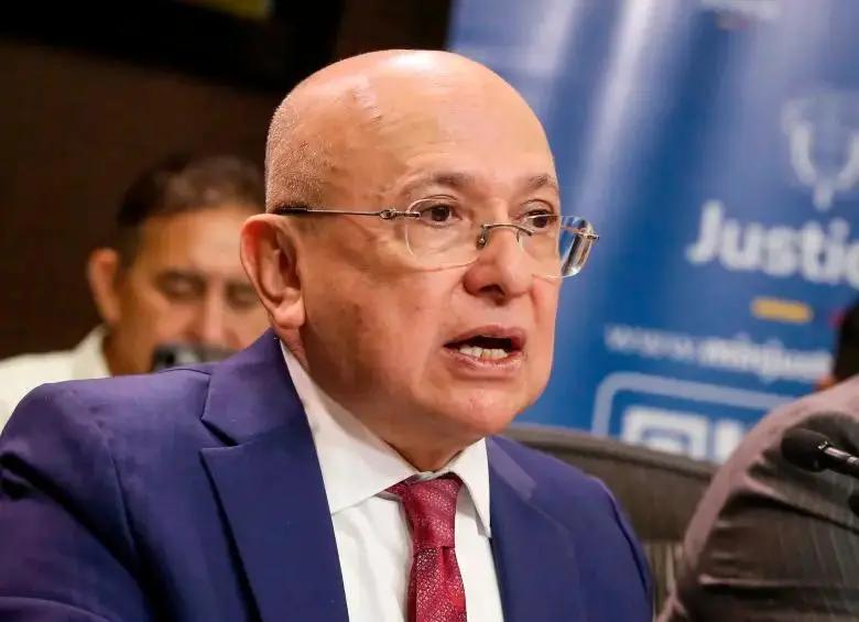 Otra baja en el gabinete Petro: renunció el ministro de Justicia, Eduardo Montealegre