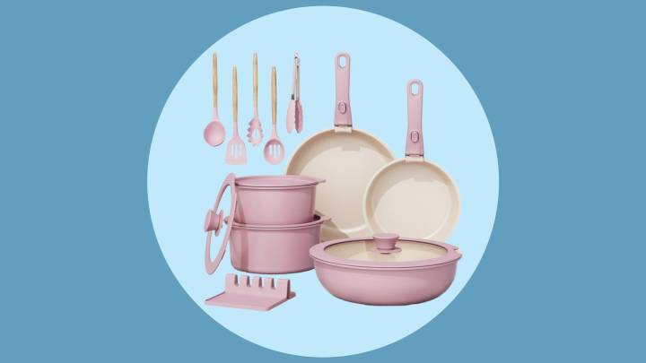 This Astercook Cookware Set is less than $60 at Walmart
