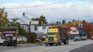 Not feeling the sting: In Jackman, Canadian tourists and trucks still rolling through