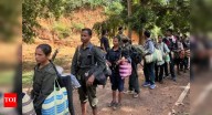Big success: 21 Maoists surrender in Bastar; hand over 18 weapons