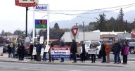 Residents gather for 'No Kings' protests