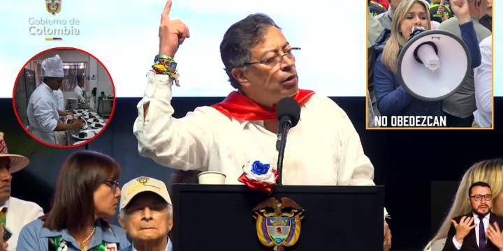 Petro esta vez sí fue directo y le respondió a precandidata presidencial en Ibagué: “La policía no está solo para abrazarse con Vicky”