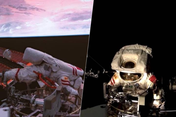 Los astronautas chinos han pasado seis horas reforzando Tiangong contra un enemigo cada vez más peligroso: la basura espacial