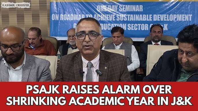 Video: PSAJK Raises Alarm Over Shrinking Academic Year In J&K