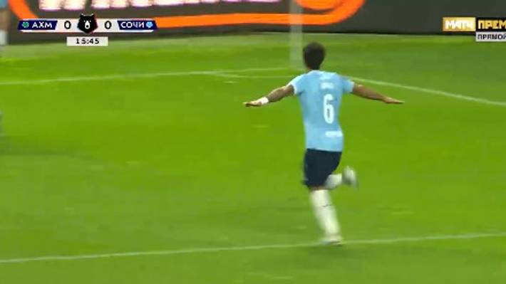 Mira el gol clave que anotó Ignacio Saavedra para el Sochi en el fútbol de Rusia El ex Universidad Católica abrió la cuenta.